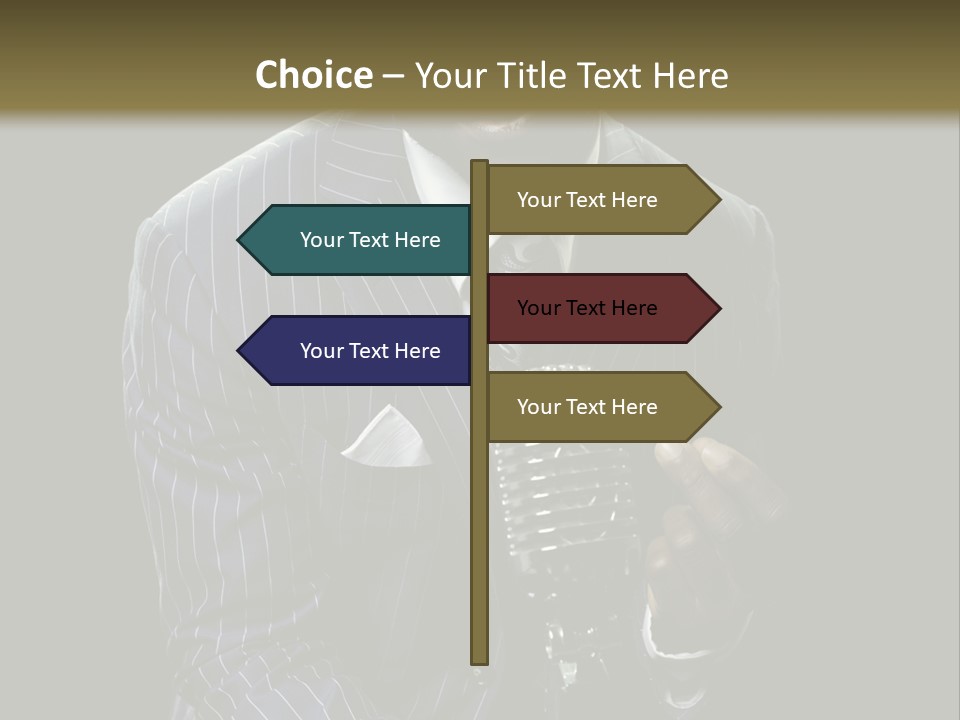 Suit Rich Male PowerPoint Template
