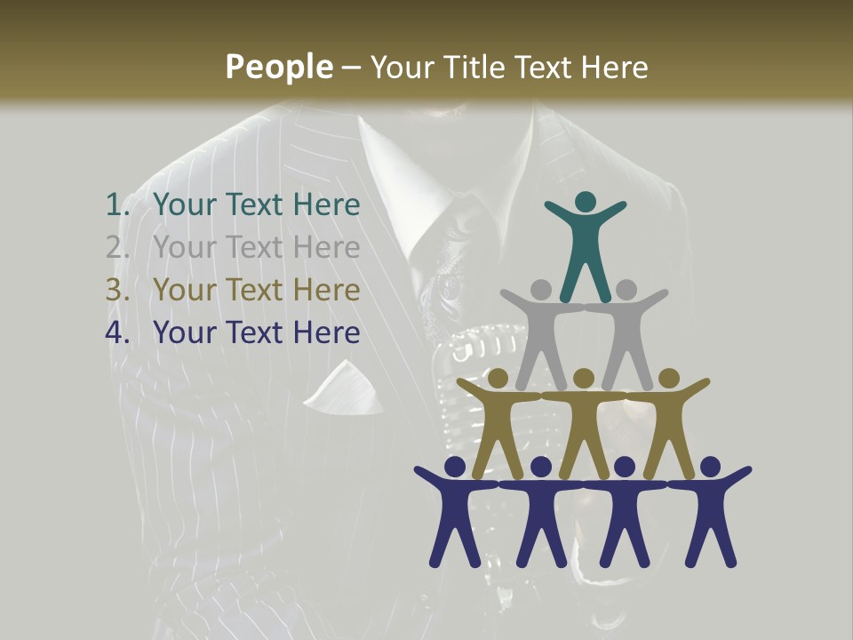 Suit Rich Male PowerPoint Template