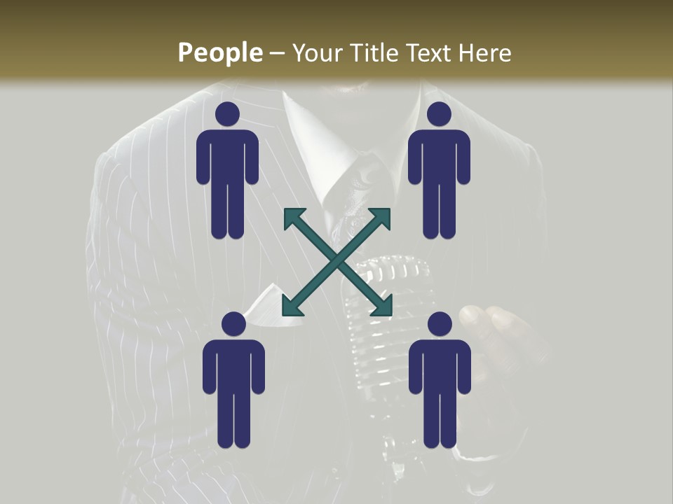 Suit Rich Male PowerPoint Template