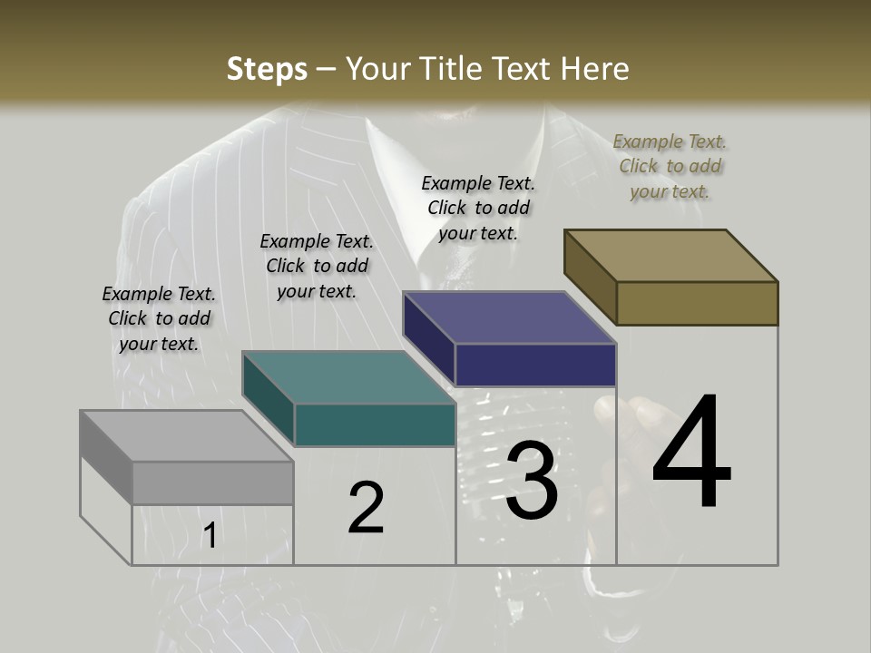 Suit Rich Male PowerPoint Template