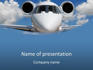 Freedom Aviation Fuselage PowerPoint Template
