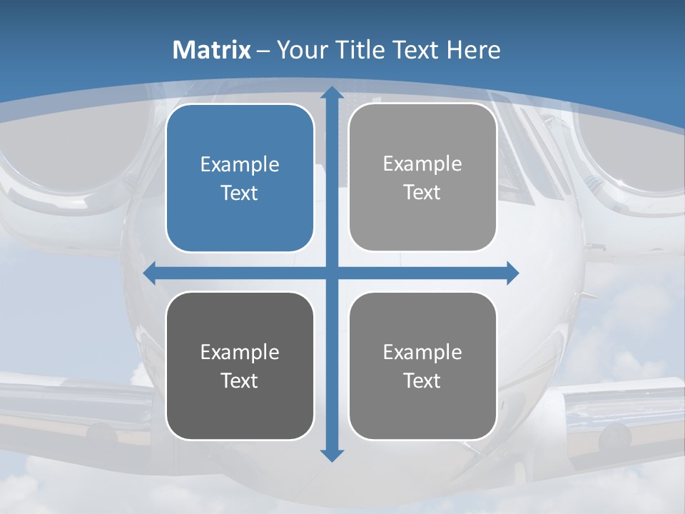 Freedom Aviation Fuselage PowerPoint Template