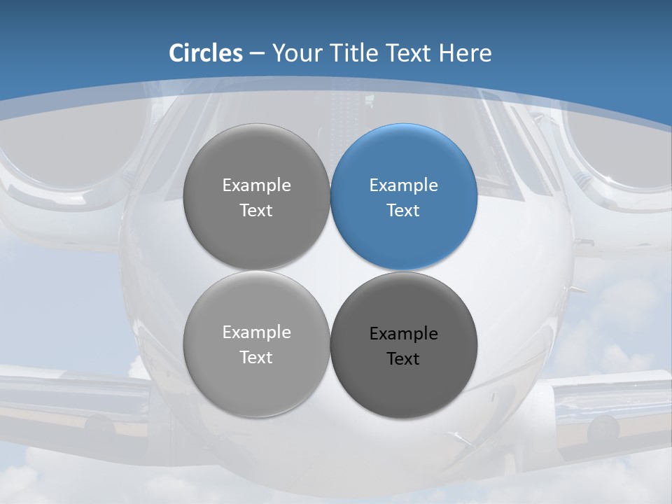 Freedom Aviation Fuselage PowerPoint Template