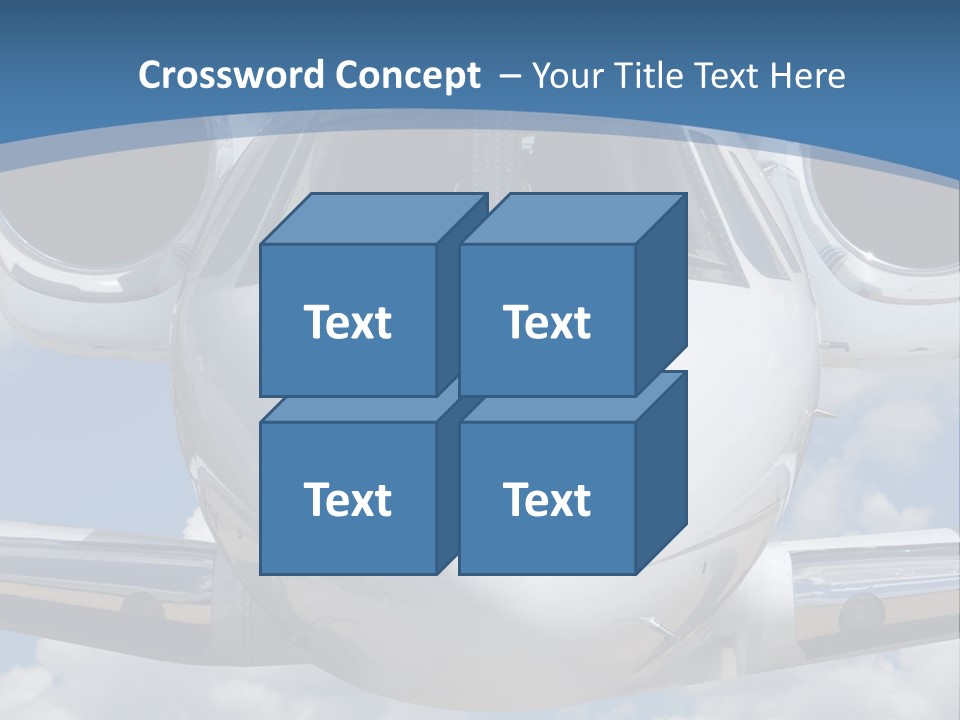 Freedom Aviation Fuselage PowerPoint Template