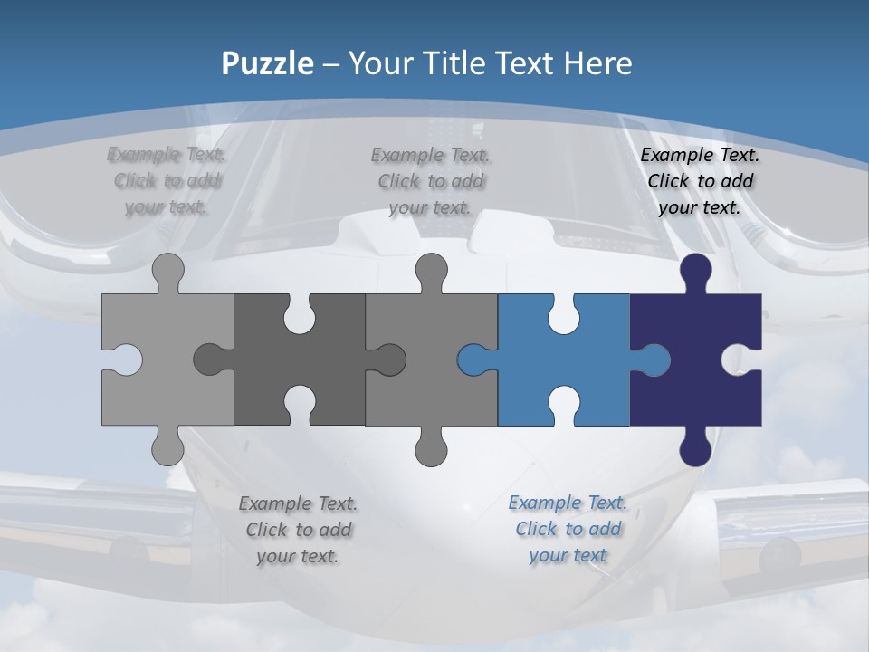 Freedom Aviation Fuselage PowerPoint Template