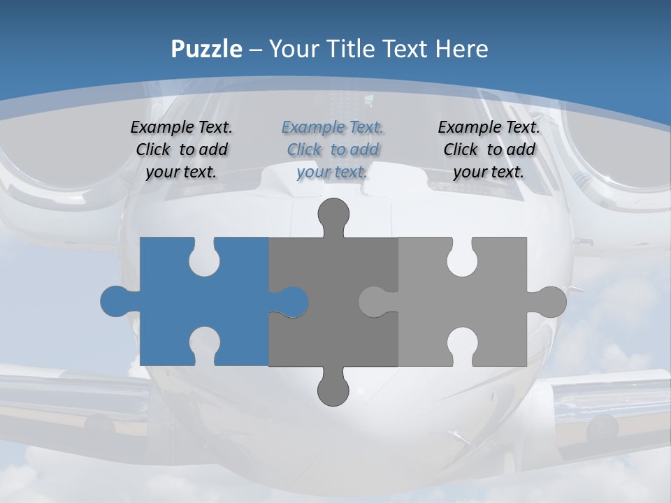 Freedom Aviation Fuselage PowerPoint Template