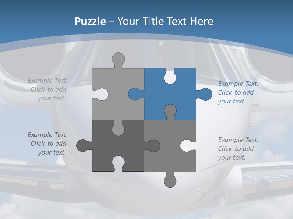 Freedom Aviation Fuselage PowerPoint Template