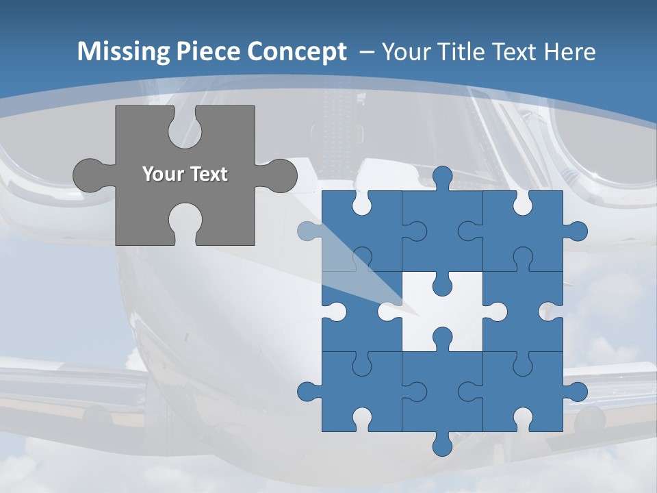 Freedom Aviation Fuselage PowerPoint Template