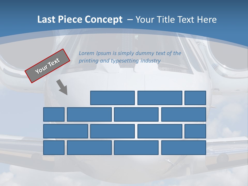Freedom Aviation Fuselage PowerPoint Template