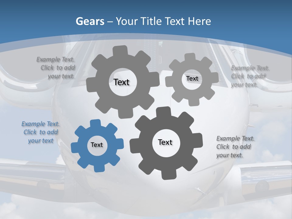 Freedom Aviation Fuselage PowerPoint Template