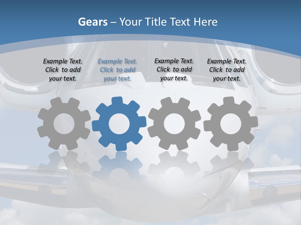 Freedom Aviation Fuselage PowerPoint Template