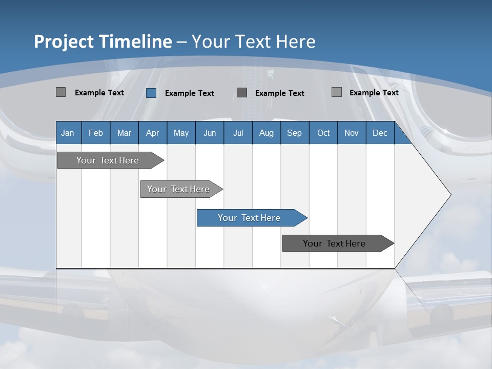 Freedom Aviation Fuselage PowerPoint Template