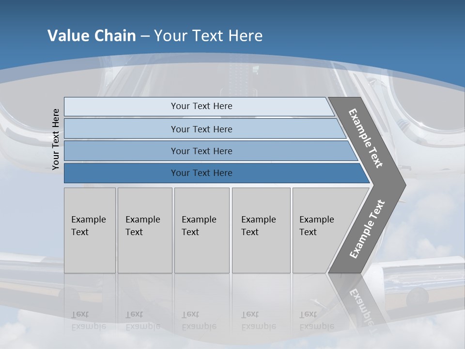 Freedom Aviation Fuselage PowerPoint Template
