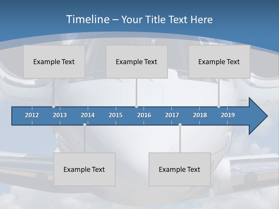 Freedom Aviation Fuselage PowerPoint Template
