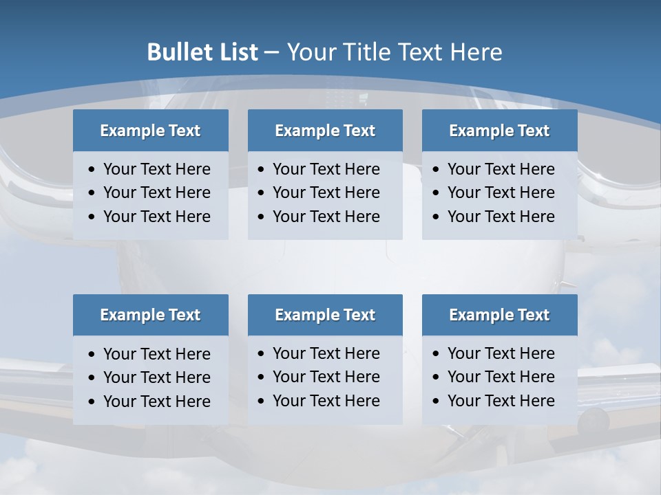 Freedom Aviation Fuselage PowerPoint Template