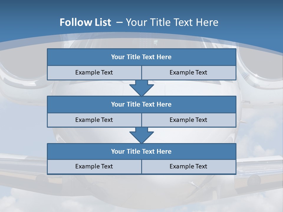 Freedom Aviation Fuselage PowerPoint Template