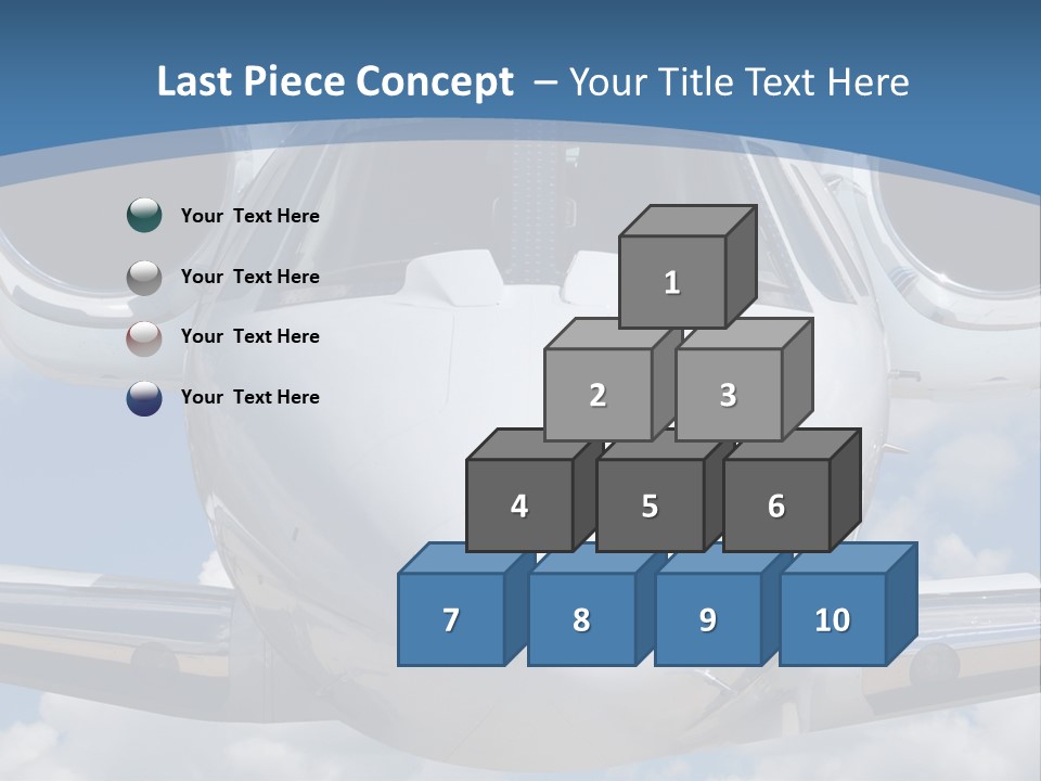 Freedom Aviation Fuselage PowerPoint Template