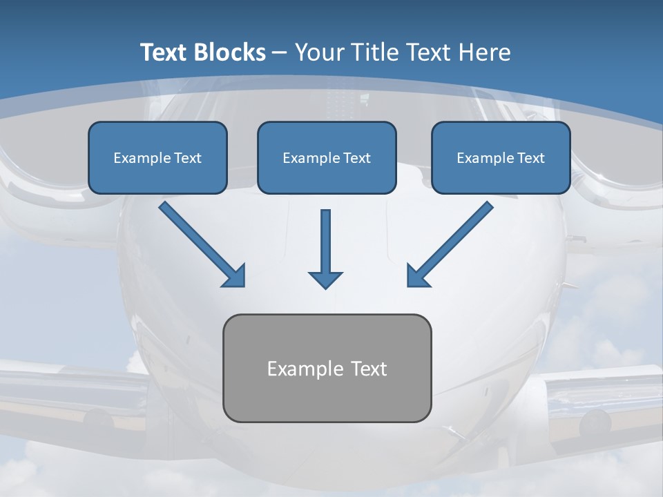 Freedom Aviation Fuselage PowerPoint Template