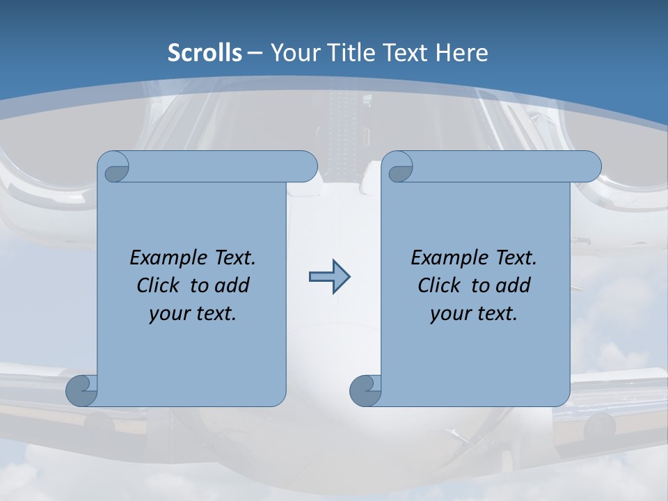 Freedom Aviation Fuselage PowerPoint Template