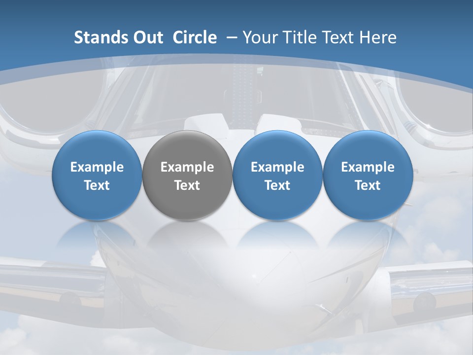 Freedom Aviation Fuselage PowerPoint Template