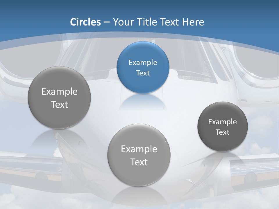 Freedom Aviation Fuselage PowerPoint Template