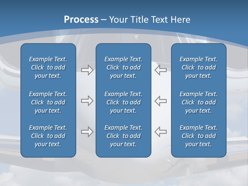 Freedom Aviation Fuselage PowerPoint Template