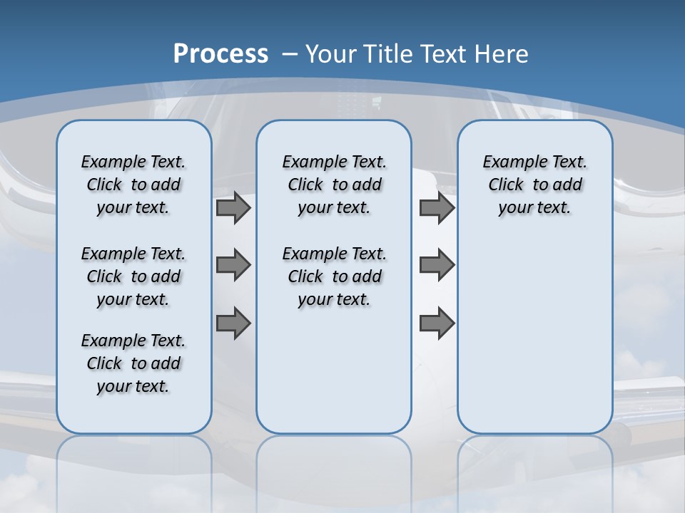 Freedom Aviation Fuselage PowerPoint Template