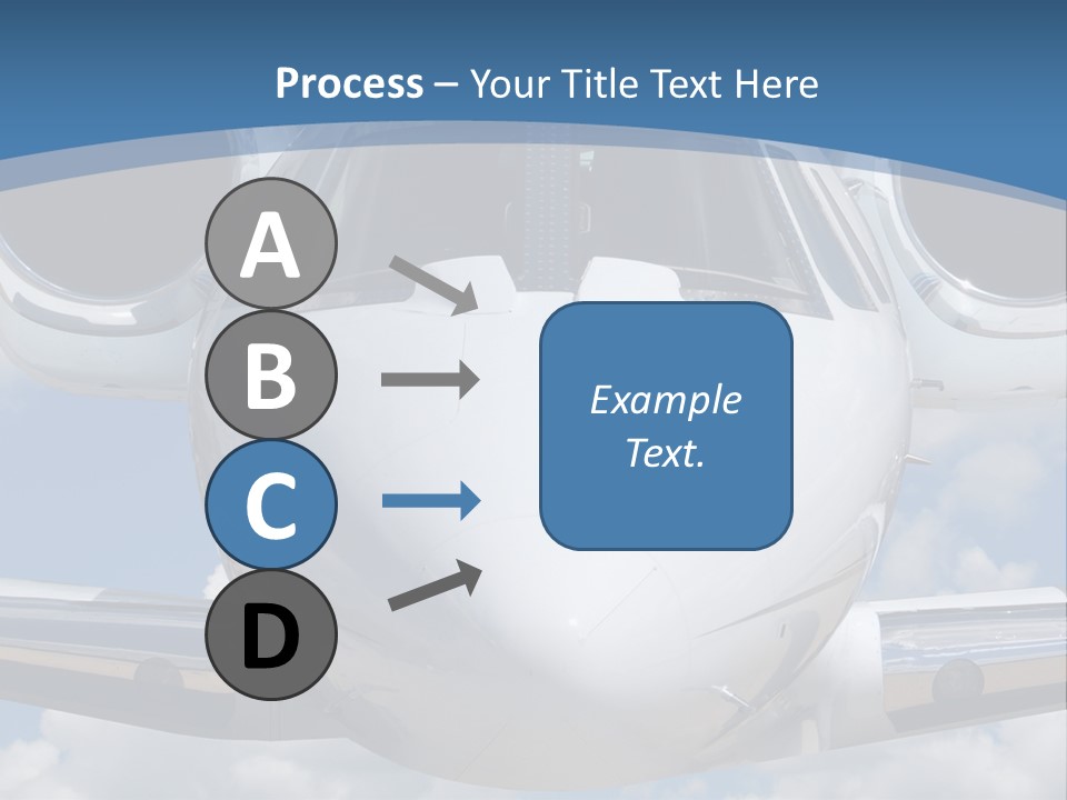Freedom Aviation Fuselage PowerPoint Template
