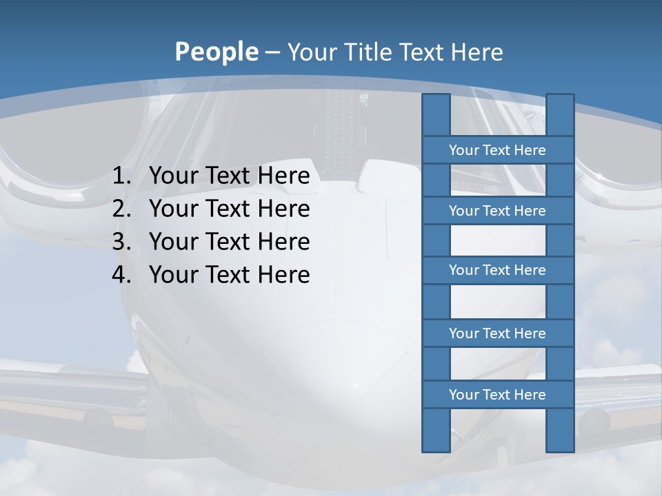 Freedom Aviation Fuselage PowerPoint Template