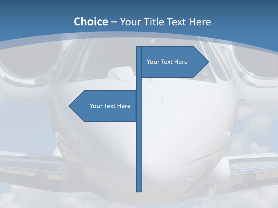 Freedom Aviation Fuselage PowerPoint Template