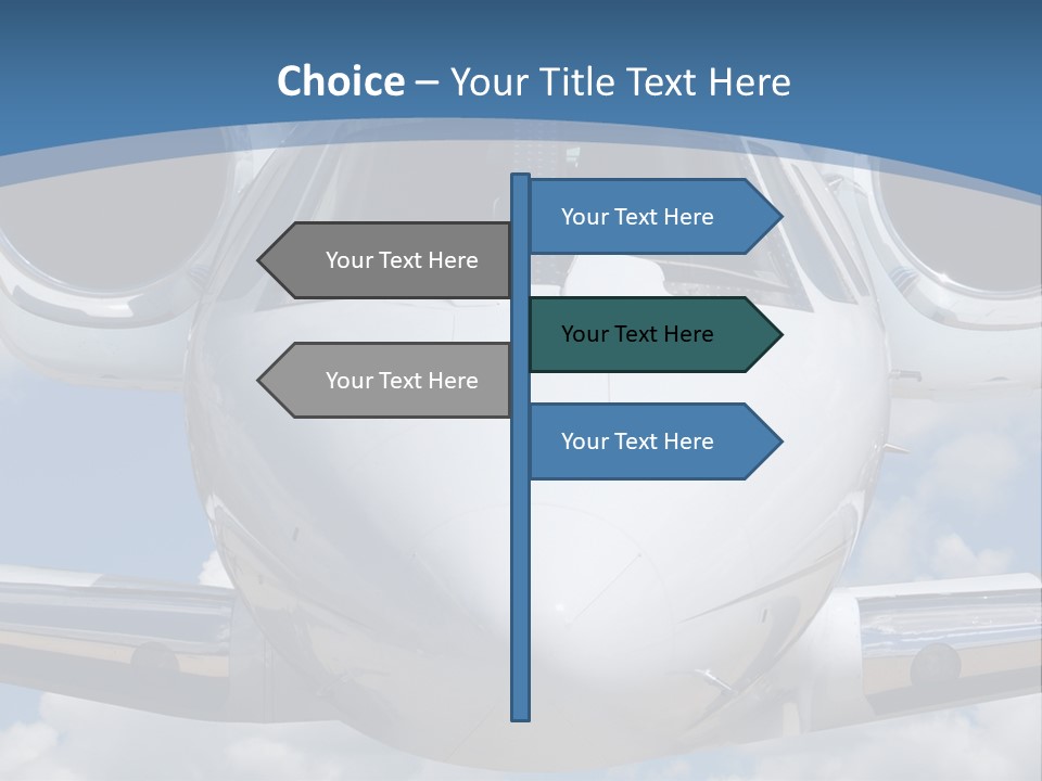 Freedom Aviation Fuselage PowerPoint Template