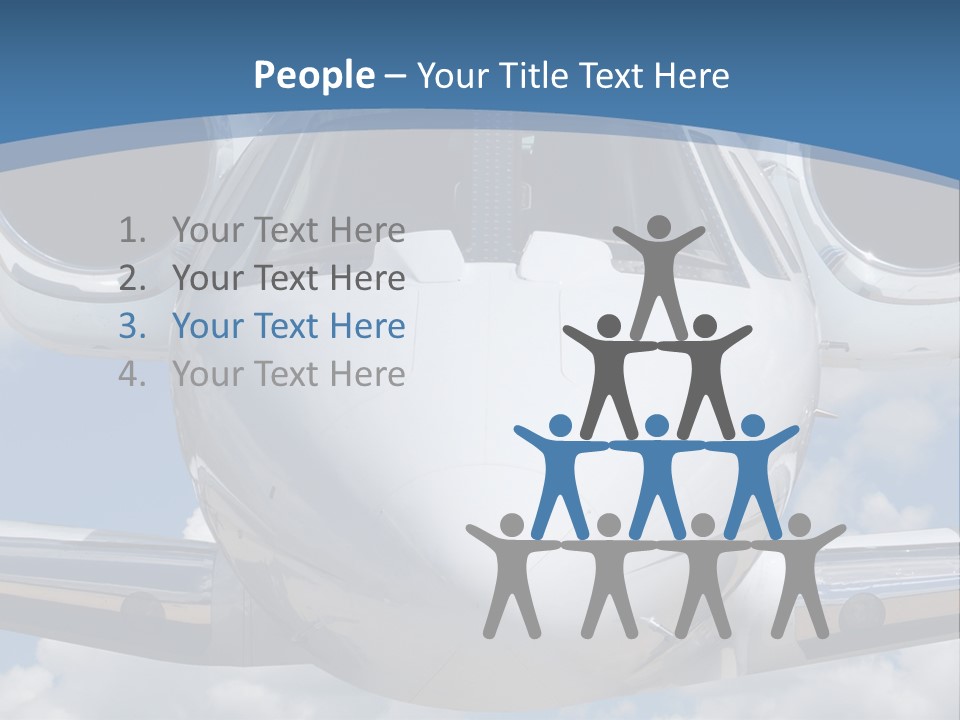 Freedom Aviation Fuselage PowerPoint Template