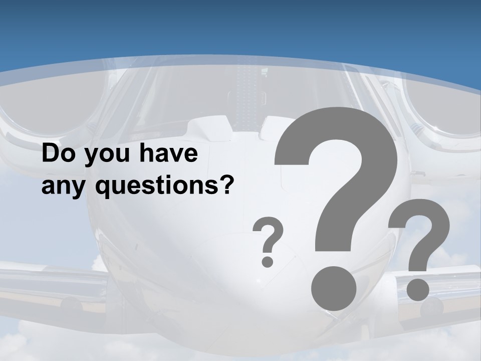 Freedom Aviation Fuselage PowerPoint Template