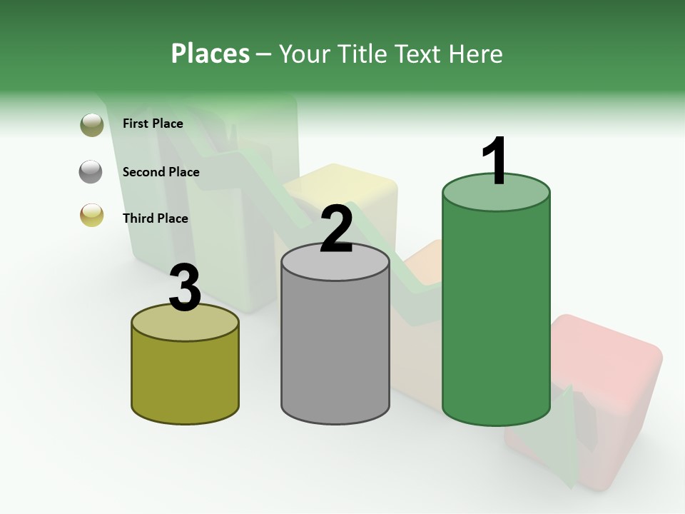 Down Statistic Space PowerPoint Template