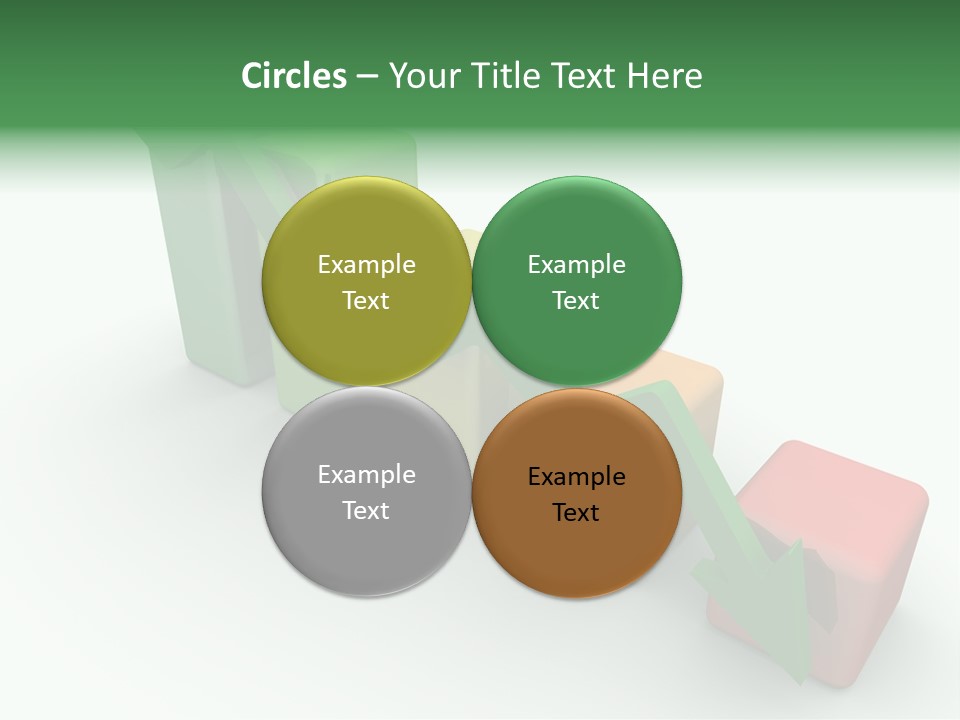 Down Statistic Space PowerPoint Template