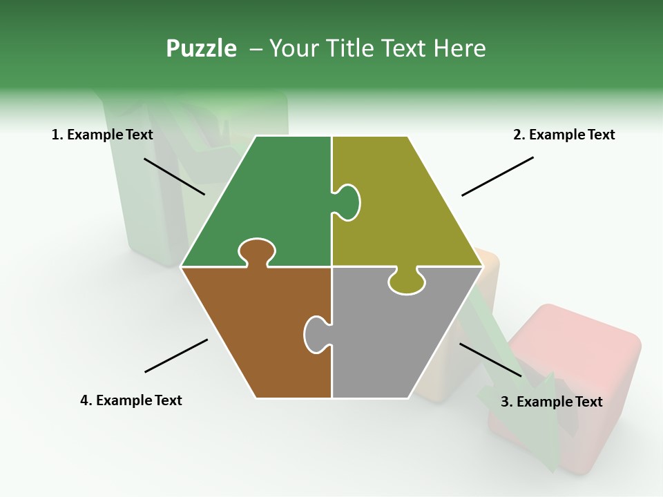 Down Statistic Space PowerPoint Template