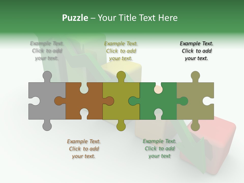 Down Statistic Space PowerPoint Template