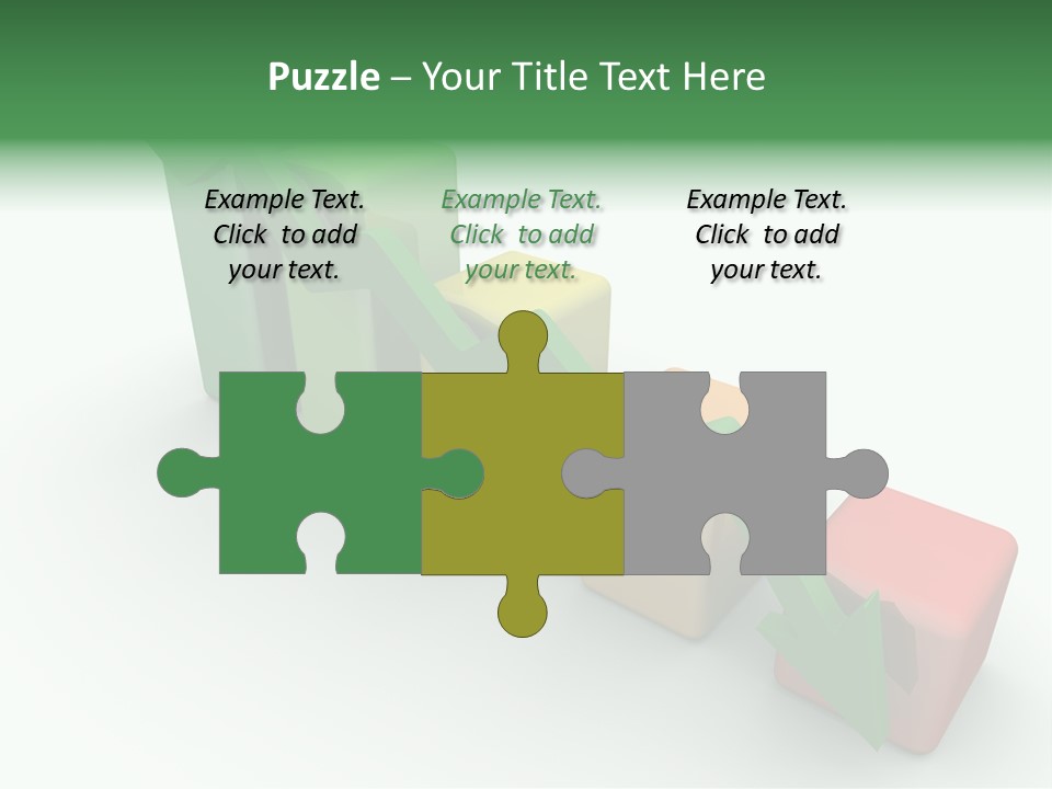Down Statistic Space PowerPoint Template