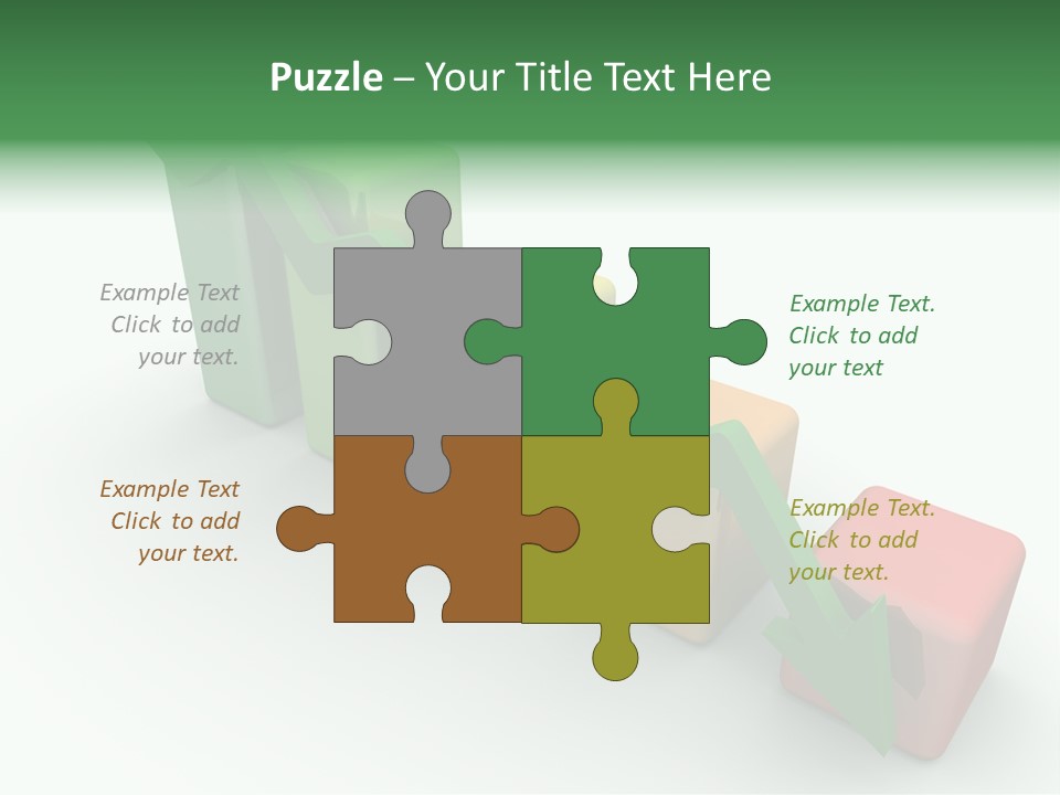 Down Statistic Space PowerPoint Template