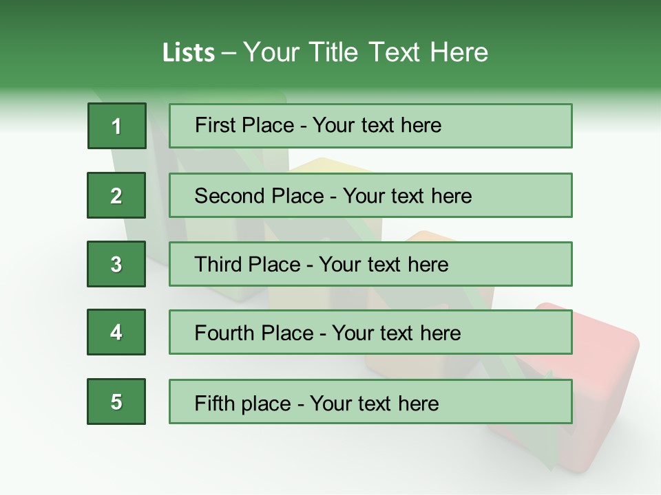 Down Statistic Space PowerPoint Template