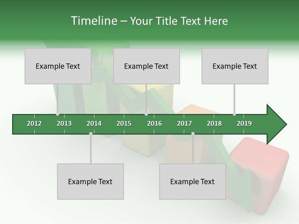 Down Statistic Space PowerPoint Template