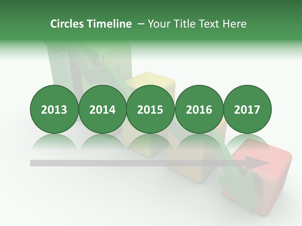 Down Statistic Space PowerPoint Template
