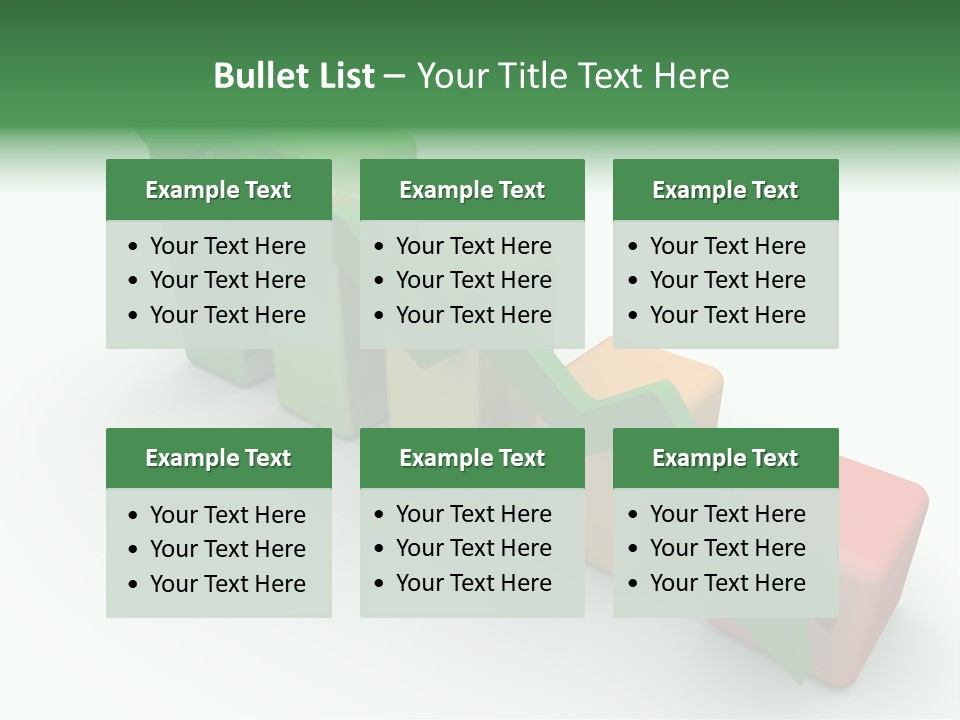 Down Statistic Space PowerPoint Template