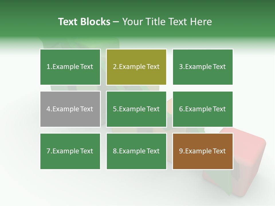 Down Statistic Space PowerPoint Template