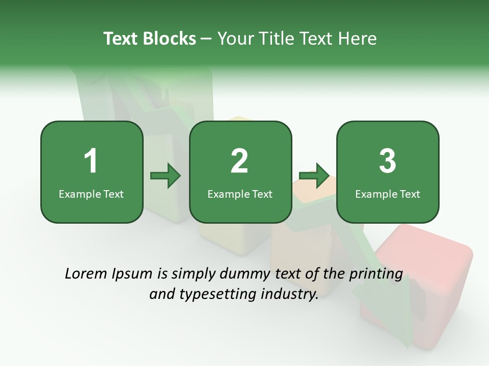 Down Statistic Space PowerPoint Template