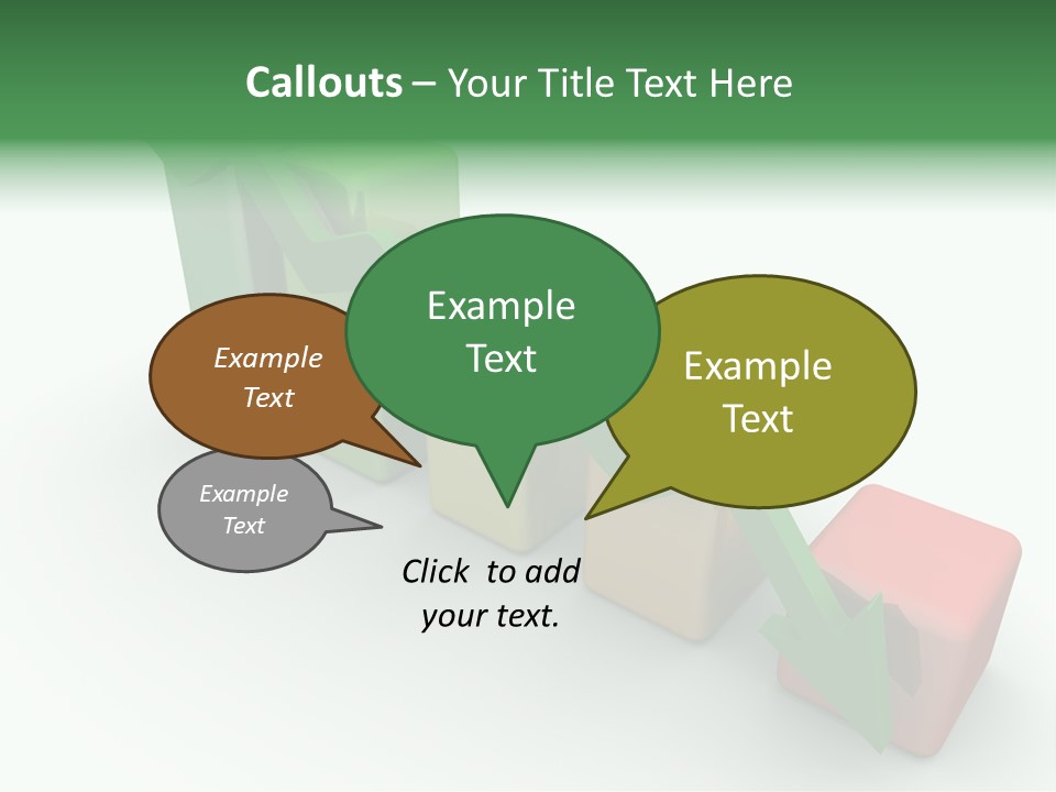 Down Statistic Space PowerPoint Template