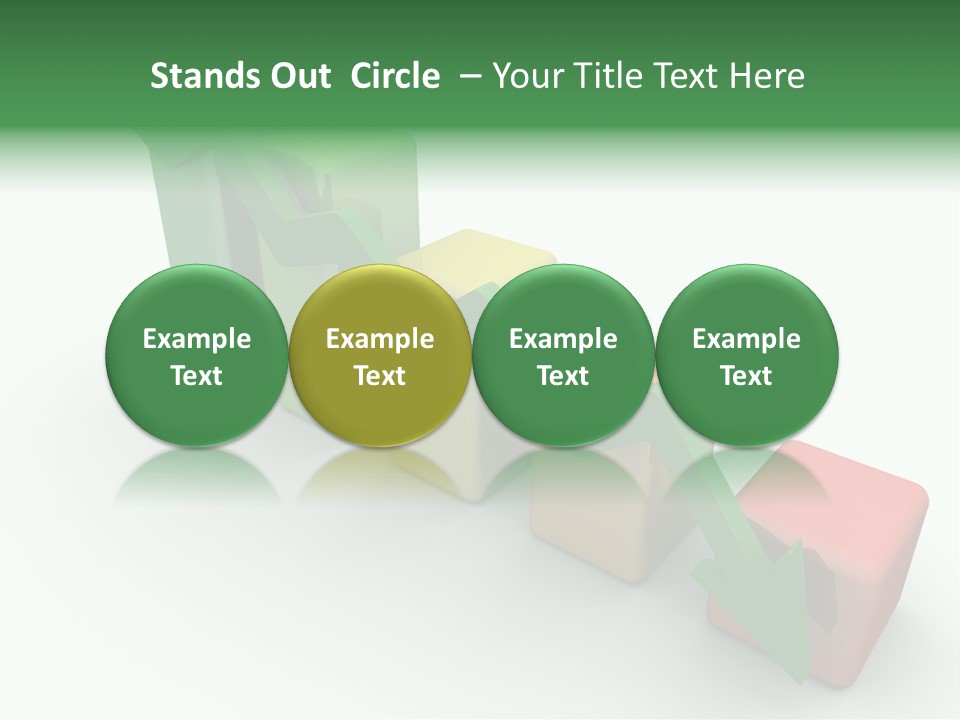 Down Statistic Space PowerPoint Template