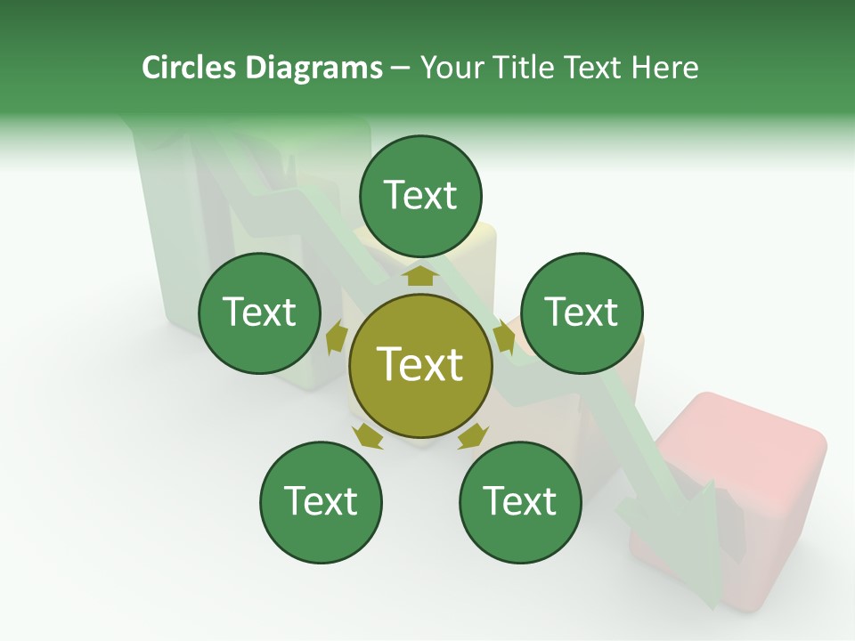 Down Statistic Space PowerPoint Template
