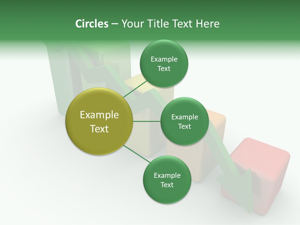 Down Statistic Space PowerPoint Template
