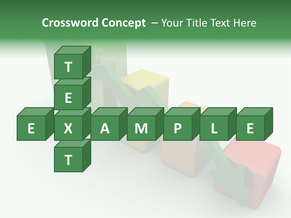 Down Statistic Space PowerPoint Template
